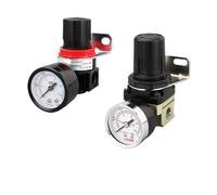 SQING Válvula reguladora de presión del compresor de control de aire AR2000 AR3000 G1/4'' 6 mm, 8 mm, 10 mm, 12 mm con conexión(AR3000 6mm Fitting)