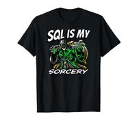 SQL Developer Sorcery Funny Database Admin Programmer Camiseta