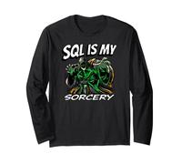 SQL Developer Sorcery Funny Database Admin Programmer Manga Larga