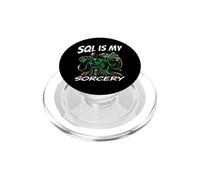SQL Developer Sorcery Funny Database Admin Programmer PopSockets PopGrip para MagSafe