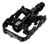 SQlab Pedales Combinados 510 MTB Tour & Travel Pedales de Bicicleta en Negro, Talla S