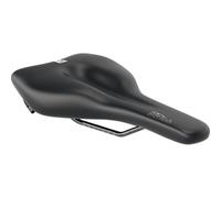 SQlab Sillín 610 M-D Active, sillín de Bicicleta de Trekking, 14-17 cm | Sillín de trekking ergonómico, sillín para mujer y hombre, en color negro
