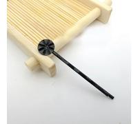 SQMSK 45 MM 20 Stück schwarzes Metall-Haarspangen-Tablett, Haarspangen-Tablett, Haarnadeln mit leerem Tablett, runde Lünettenfassungen, Tabletts zum Selbermachen von Haarnadeln