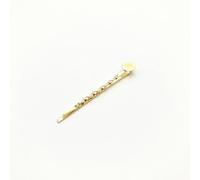 SQMSK 55 * 8 MM 30 Stück Goldmetall-Haarspangen-Tablett Haarspangen-Tablett Haarnadeln mit leerem Tablett Runde Lünetteneinstellungen Tabletts für Haarnadel-DIY