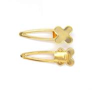 SQMSK 70 * 24 MM 30 piezas Flor Metal Clips para el cabello Bandeja Pasadores para el cabello Bandeja Horquillas para el cabello con bandeja en blanco Bandejas de configuración de bisel redondo para h