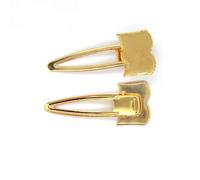 SQMSK 72*30MM 50 Uds. Clips de Metal para el cabello, bandeja, pasadores para el cabello, horquillas para el cabello con bandeja en blanco, bandejas de configuración de bisel redondo para horquilla pa