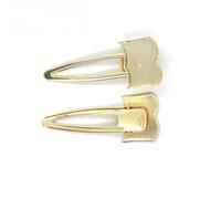 SQMSK 72*30MM 50 Uds. Clips de Metal para el cabello, bandeja, pasadores para el cabello, horquillas para el cabello con bandeja en blanco, bandejas de configuración de bisel redondo para horquilla pa