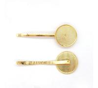 SQMSK-accesorios de hierro para joyería DIY, horquilla redonda con fondo de aceite que gotea, Clip para el pelo, Red nueva, carpeta versión coreana roja