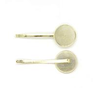 SQMSK-accesorios de hierro para joyería DIY, horquilla redonda con fondo de aceite que gotea, Clip para el pelo, Red nueva, carpeta versión coreana roja