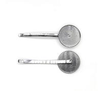SQMSK-accesorios de hierro para joyería DIY, horquilla redonda con fondo de aceite que gotea, Clip para el pelo, Red nueva, carpeta versión coreana roja