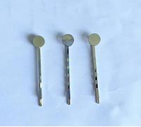 SQMSK-accesorios de hierro para joyería DIY, horquilla redonda con fondo de aceite que gotea, Clip para el pelo, Red nueva, carpeta versión coreana roja