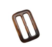 SQMSK Interior 25-60mm 20PCS Flor de Palo Negro Hebilla de cinturón de Resina Bufanda de Seda Anillo Clip Hebilla de Cintura Camiseta Clips de Corbata para Mujer Abrigo Hebilla de Esquina