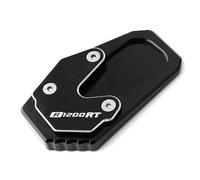 SQNYDH CNC Extensor Pata Cabra para Motocicleta, Almohadilla Soporte para Pata Cabra Lateral para R1200RT R1250RT R1200 R1250 RT R 1250 1200 RT Inclinación(Black R1200RT)