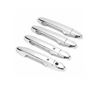 SQNYDH Cubierta Manija Puerta 1 Juego De Embellecedores Para Manijas Puerta Auto Para City Sedan 2015-2020 Decoración Adhesivo Protector Coche Exterior Embellecedor(Plata 2)