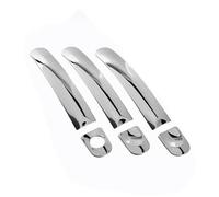 SQNYDH Cubierta Manija Puerta Cubiertas Manijas Puerta Exteriores Para VW T5 Para Transporter Para Touran Para Caddy 2003-2015 Embellecedores Pegatinas Estilo Coche Exterior Embellecedor(Plata 1)