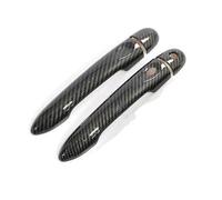 SQNYDH Cubierta Manija Puerta Cubiertas Para Manijas De Puerta Exteriores Coche Para Clio IV 4 MK4 2012-2015 2016 2017 Embellecedores Y Pegatinas Estilo Coche Exterior Embellecedor(negro 1)