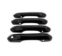 SQNYDH Cubierta Manija Puerta Embellecedor De Manija Puerta Exterior Inteligente Para Ford Para Explorer 2020-2024 Decoración Protector Coche Exterior Embellecedor(negro 1)