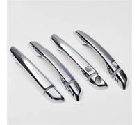 SQNYDH Cubierta Manija Puerta Embellecedor Para Manija De Puerta Auto Para Hyundai Para Accent 2018-2021 2022 Volante A La Izquierda Decoración Protector Coche Exterior Embellecedor(Plata 2)