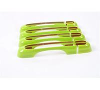 SQNYDH Cubierta Manija Puerta Embellecedor Para Manija De Puerta Auto Para Jeep Para Renegade 2015+ Delantero Trasero Exterior Lateral Pegatinas Coche Exterior Embellecedor(Verde 2)