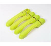 SQNYDH Cubierta Manija Puerta Embellecedor Para Manija De Puerta Auto Para Jeep Para Renegade 2015+ Delantero Trasero Exterior Lateral Pegatinas Coche Exterior Embellecedor(Verde 1)