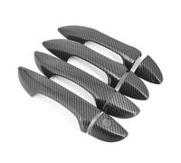 SQNYDH Cubierta Manija Puerta Embellecedor Para Manija De Puerta Auto Para Toyota Para Corolla 2014 2015 2016 2017 2018 Cubiertas Decorativas Protector Coche Exterior Embellecedor(negro 1)