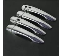 SQNYDH Cubierta Manija Puerta Embellecedor Para Manija De Puerta Coche Para Nissan Para Qashqai J11 2014 2015-2018 2019 2020 Fundas Protectoras Diseño Pegatinas Coche Exterior Embellecedor(Plata 1)