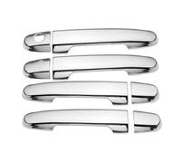 SQNYDH Cubierta Manija Puerta Embellecedor Para Manija De Puerta Coche Para Toyota Para Auris E 150 MK 1 E150 MK1 2006-2012 Cubiertas Decorativas Protector Coche Exterior Embellecedor(Plata 1)