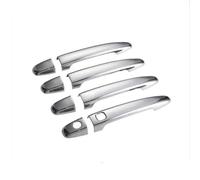 SQNYDH Cubierta Manija Puerta Embellecedor Para Manija De Puerta Para Subaru Para Legacy BM BR 2010-2014 Pegatinas Decorativas Fundas Protectoras Coche Exterior Embellecedor(Plata 1)