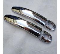 SQNYDH Cubierta Manija Puerta Embellecedores Para Manijas De Puerta Exteriores Coche Para TT 8j 8n MK1 MK2 8 J N MK 1 2 Cubiertas Decorativas Cromadas Pegatinas Coche Exterior Embellecedor(Plata 2)