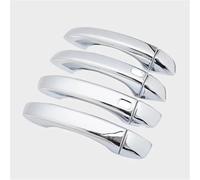 SQNYDH Cubierta Manija Puerta Embellecedores Para Manijas De Puerta Exteriores Para MG ZS 2017-2020 2021 2022 Decorativos Pegatinas Estilo Coche Exterior Embellecedor(Plata 1)