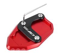 SQNYDH extensión Almohadilla De Soporte Lateral De Motocicleta para CRF300L CRF 300 L CRF 300 Rally 2020 2021-2024 Almohadillas De Soporte Lateral Placa de Caballete Lateral(Rojo 1)