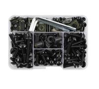 SQNYDH Fijación Tornillos De Carenado para Yamaha TMAX530DX TMAX 530 DX TMAX530 DX, Kits De Tornillos De Carenado Fijaciones Y Tornillos De Carrocería. Motocicleta Tuercas Pernos(Negro)