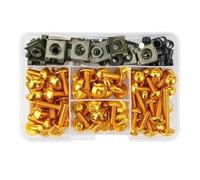 SQNYDH Fijación Tornillos De Carenado para Yamaha TMAX530DX TMAX 530 DX TMAX530 DX, Kits De Tornillos De Carenado Fijaciones Y Tornillos De Carrocería. Motocicleta Tuercas Pernos(Oro)