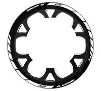 SQNYDH Llantas Pegatinas Pegatinas De Franjas para Llantas De Motocicleta para Yamaha Tracer 900 GT Y Tracer 9 GT, Resistentes A La Lluvia. Pegatinas para Ruedas Juego Completo(Color 1)