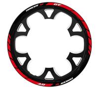 SQNYDH Llantas Pegatinas Pegatinas De Franjas para Llantas De Motocicleta para Yamaha Tracer 900 GT Y Tracer 9 GT, Resistentes A La Lluvia. Pegatinas para Ruedas Juego Completo(Color 2)