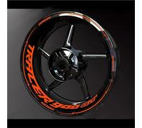 SQNYDH Llantas Pegatinas Pegatinas Reflectantes para Llantas De Motocicleta para Yamaha TRACER900GT Tracer 900GT Y 900 GT Pegatinas Decorativas Pegatinas para Ruedas Juego Completo(Color 12)