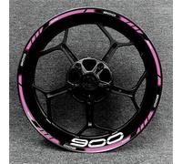 SQNYDH Llantas Pegatinas Pegatinas Reflectantes para Llantas De Motocicleta, Pegatinas Nocturnas para Kawasaki Z900 Z 900, Pegatinas Decorativas. Pegatinas para Ruedas Juego Completo(Color 11)