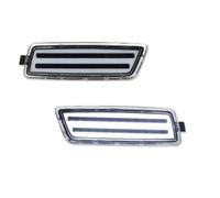 SQOFHA Intermitente lateral Para VW Para MK5 Para Golf Para GTI Para Rabbit Para Jetta R32 Para MK6 LED Luces Delanteras Coche Laterales Estacionamiento(Clear Lens white)