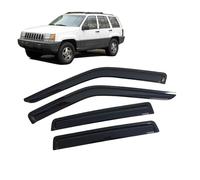 SQOFJDF Deflectores Visera Ventana para Jeep para Grand para Cherokee ZJ 1993-1998 Deflectores Viento Protectores Lluvia Visera Puerta Parasoles ventilación Derivabrisas