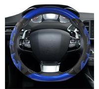 SQOFJDF Funda Volante Coche Funda Volante Coche para Peugeot 308 2014-2020 II T9 308 SW CC Gel Sílice Piel Sintética Antideslizante Accesorios Masaje Coche Cubierta Volante Coche(Azul)
