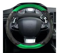 SQOFJDF Funda Volante Coche Funda Volante Coche para Peugeot 308 2014-2020 II T9 308 SW CC Gel Sílice Piel Sintética Antideslizante Accesorios Masaje Coche Cubierta Volante Coche(Verde)