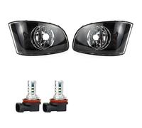 SQOFJDF Luz Trasera Tercer Freno Tercera Luz Freno Para E92 E93 2006-2013 Conjunto De Faros Antiniebla Con Bombilla Parachoques Delantero Luz 63176937465(Pair With LED 2)