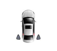 SQOFJDF Parasol Coche Lateral para Mercedes para Benz GLB EQB 2019-2024 Parasol para Coche, Parabrisas Delantero, Cortina, Lateral Trasero, Parasol para Ventana De Bebé Parasol Luna Coche(2PCS Train)