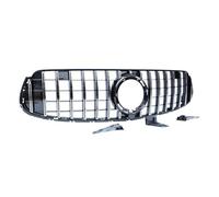 SQOFJDF Parrilla Parrilla Delantera Panamerica Grill ABS para Mercedes GLC Clase X253 SUV C253 Coupé 2020-2022 GLC250 GLC300 GLC43 Rejillas(Plata)
