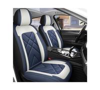 SQOFJDF Protector Asiento Fundas Asientos Funda De Cuero para Asiento Coche Protectores Fundas Protectoras para Prius para Camry para Corolla para Highlander para Alphard Rav4(White Blue)