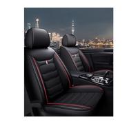 SQOFJDF Protector Asiento Fundas Asientos para Mercedes para Benz para Clase E GLK GLC S600 400 SL W212 W211 SLK Funda De Cuero para Asiento Coche Accesorios(Black Red1)