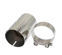 SQOFJDF Punta Silenciador Adaptador Reductor De Tubo De Escape Universal De Acero Inoxidable Silenciador De Escape para Motocicleta Tubo Soldado Tubos Extremo Coche(O.D 51MM-63MM)