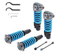 SQOFJGIGN Amortiguador Aire Suspensión Descenso con Coilovers para Lancer para Evolution EVO 10 X 2008-2016 Amortiguador Ajustable Delantero Y Trasero Montaje Superior Amortiguadores suspensión