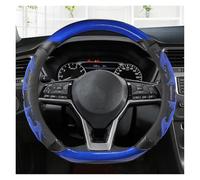 SQOFJGIGN Funda Volante Funda para Volante De Coche En Forma De D para VW para Golf 7 2015 para Polo para Jetta para Passat para Tiguan Decoración Interior Volante Coche(Azul)