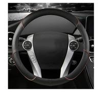 SQOFJGIGN Funda Volante para Toyota para Prius 30 20 para Prius V para Prius C Funda De Volante De Cuero De Microfibra Accesorios para Automóviles Volante Coche(Café)
